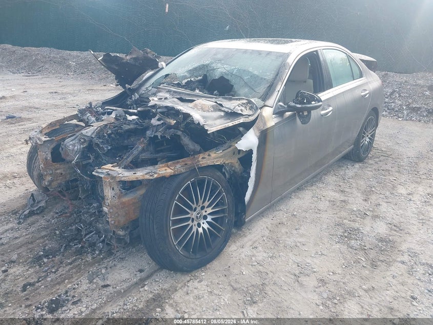 Vin: w1kaf4hb6nr021024, lot: 46284236, mercedes-benz c 300 4matic 20222