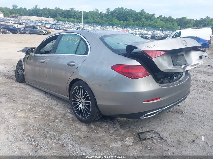 Vin: w1kaf4hb6nr021024, lot: 46284236, mercedes-benz c 300 4matic 20223