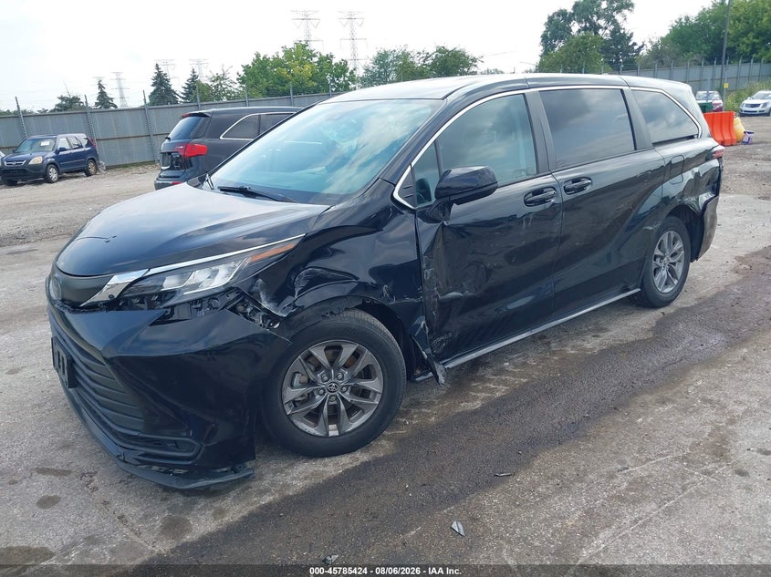 Vin: 5tdkskfc1ms013391, lot: 46284248, toyota sienna le 20212