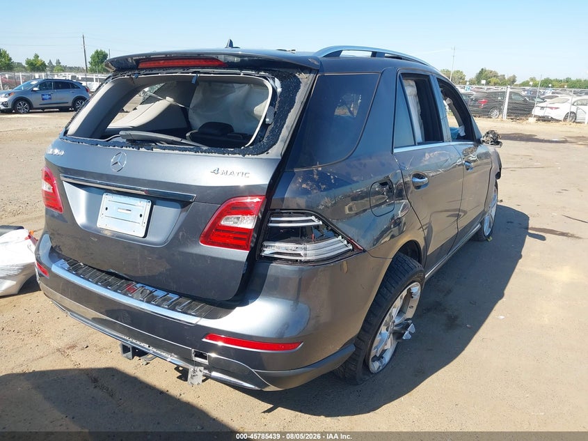 Vin: 4jgda5hb1fa539677, lot: 46284263, mercedes-benz ml 350 4matic 20154