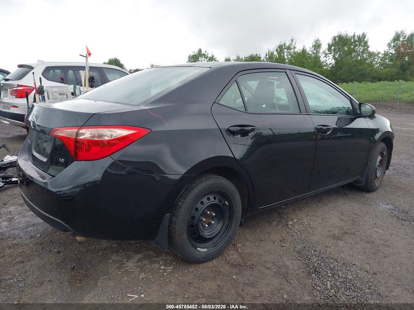 Vin: 2t1burhe3kc171755, lot: 46284276, toyota corolla le 20194