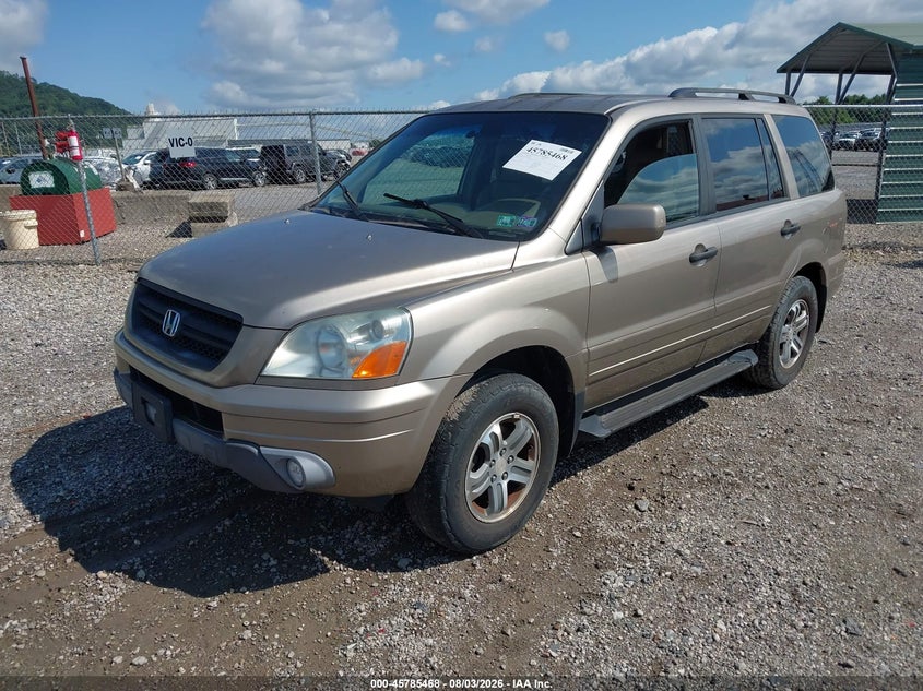 2004 Honda Pilot, Normal Wear & Tear, IAAI, VIN 2HKYF18514H583629 — photo 2