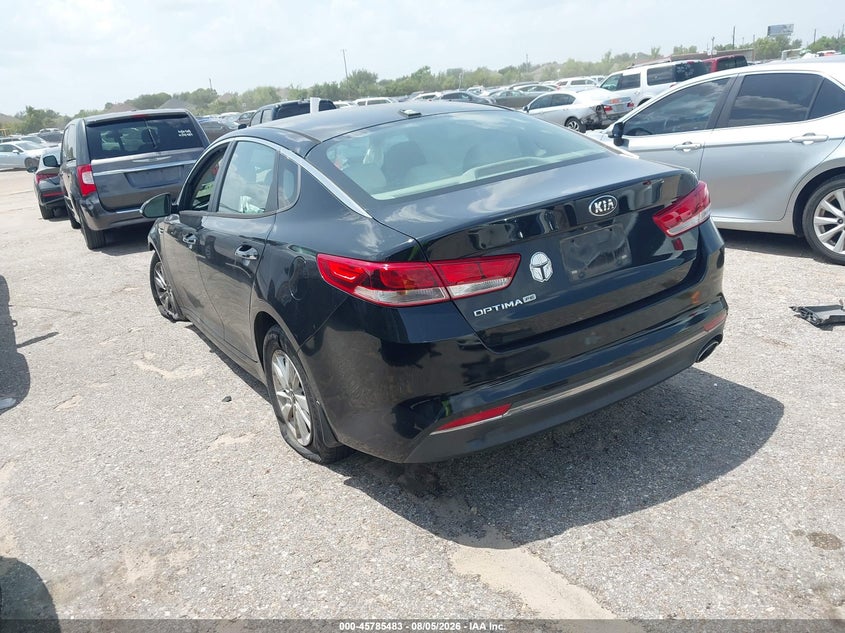 Vin: 5xxgt4l33gg106387, lot: 46284307, kia optima lx 20163