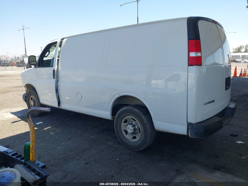 Vin: 1gcwgafg6l1275001, lot: 46284350, chevrolet express cargo rwd 2500 regular wheelbase wt 20203