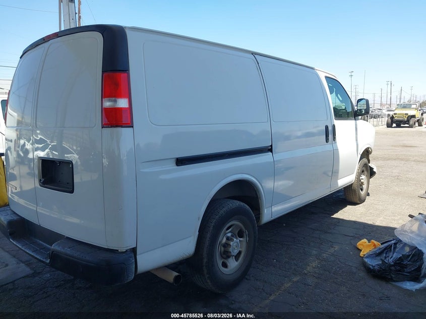 Vin: 1gcwgafg6l1275001, lot: 46284350, chevrolet express cargo rwd 2500 regular wheelbase wt 20204