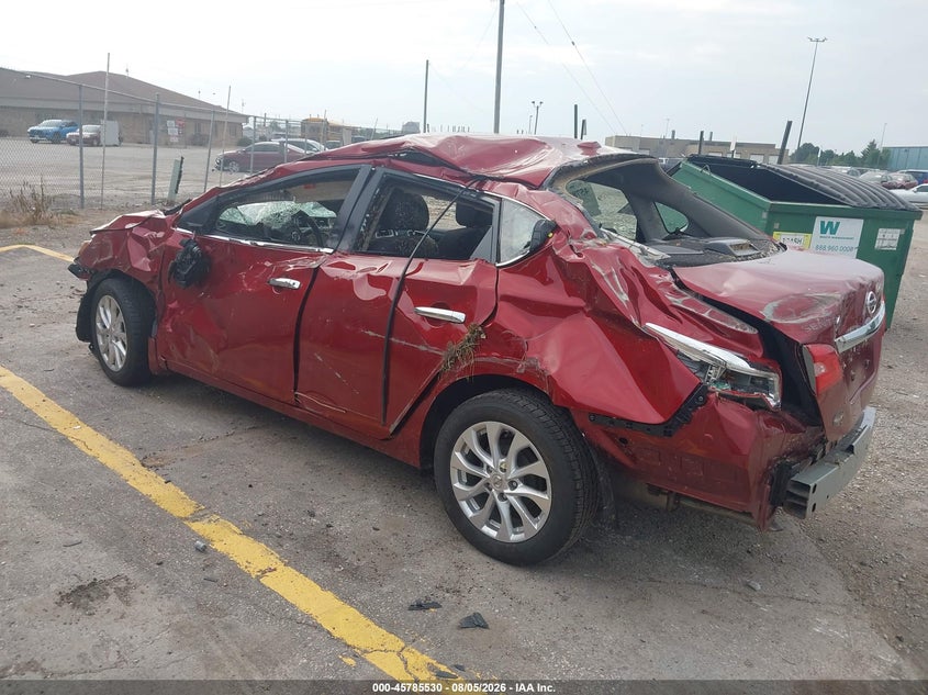 Vin: 3n1ab7ap3jy279652, lot: 46284354, nissan sentra sv 20183
