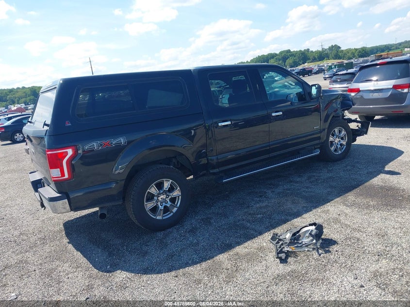 Vin: 1ftfw1e84ffl76040, lot: 46284424, ford f150 supercrew 20154