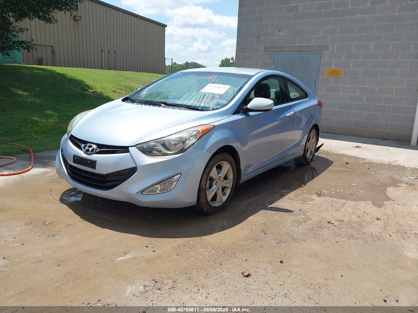 2013 Hyundai Elantra, Обычный износ, IAAI, VIN KMHDH6AE4DU008331 — фото 2