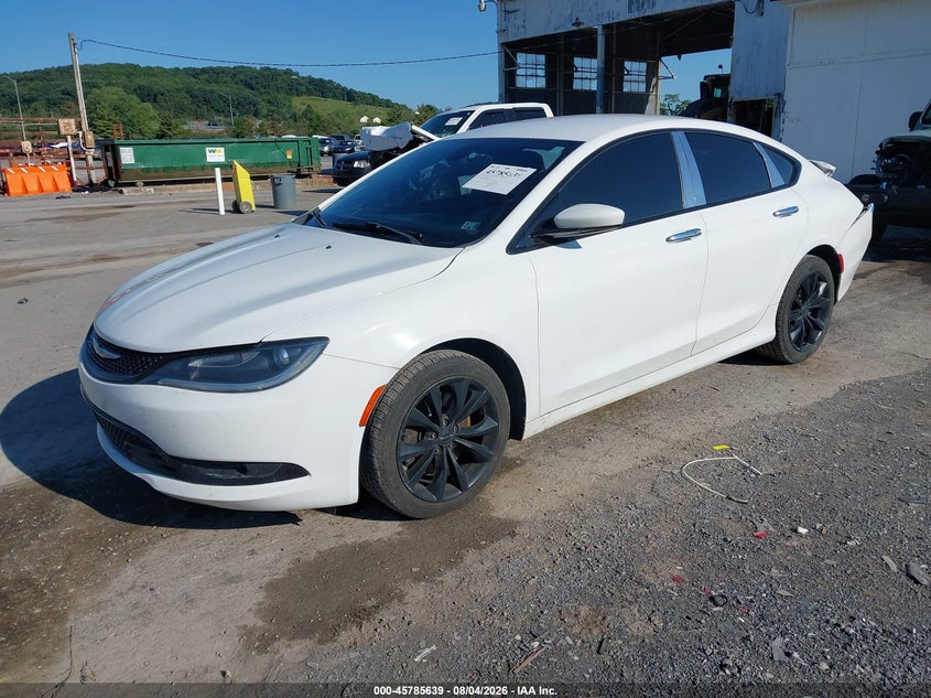 Vin: 1c3cccdg1fn636620, lot: 46284463, chrysler 200 s 20152
