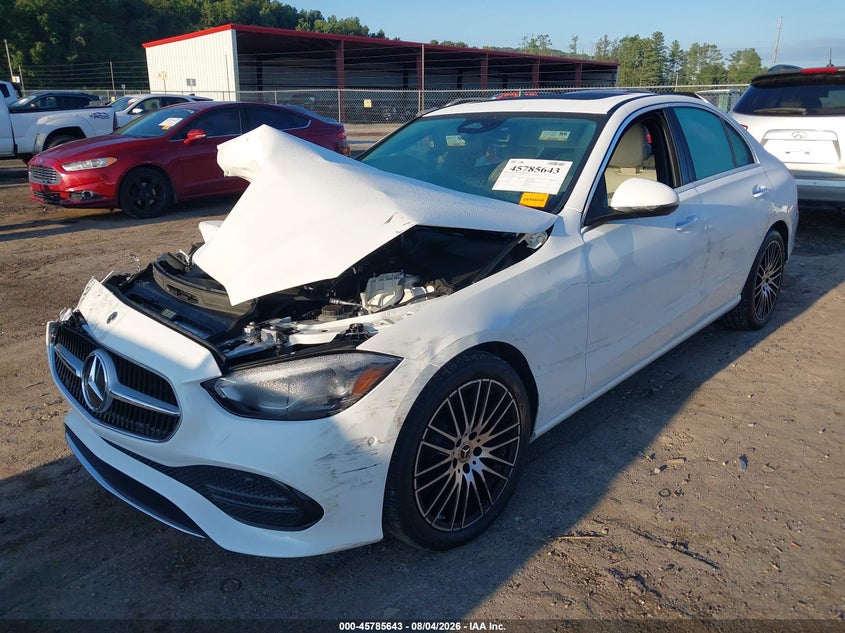 Vin: w1kaf4hb8rr172386, lot: 46284467, mercedes-benz c 300 20242