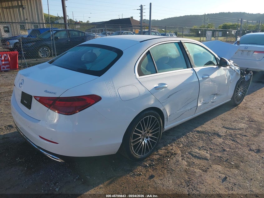 Vin: w1kaf4hb8rr172386, lot: 46284467, mercedes-benz c 300 20244