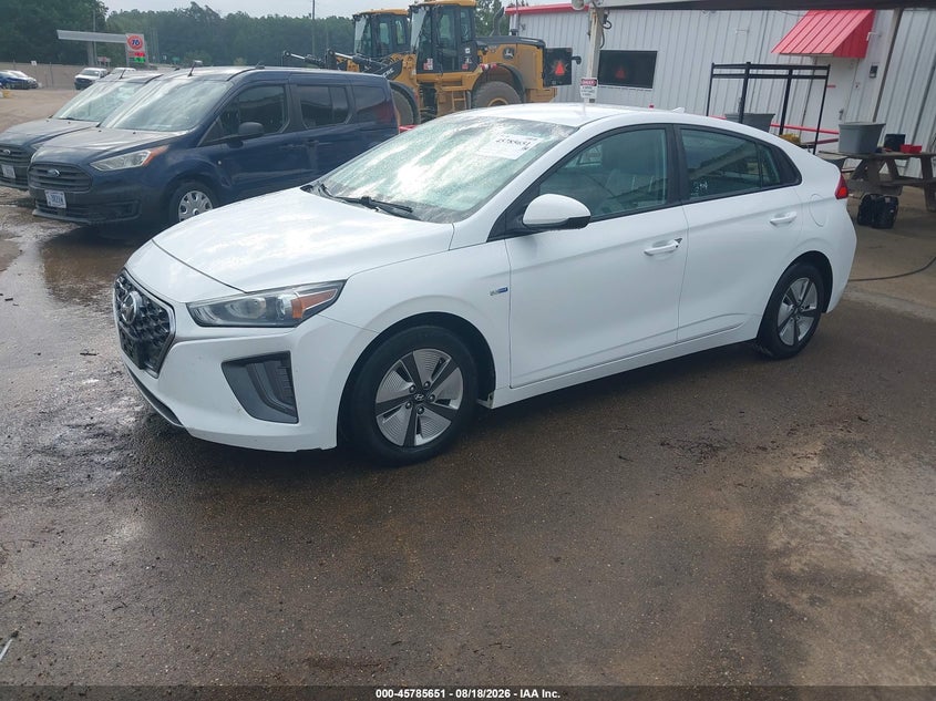 Vin: kmhc65lc4lu219485, lot: 46284475, hyundai ioniq hybrid blue 20202