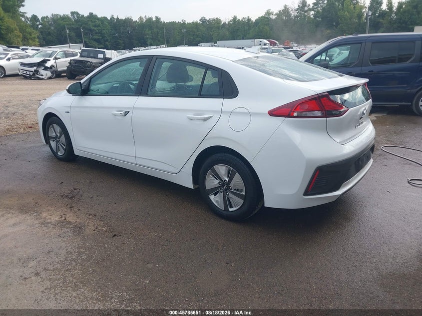 Vin: kmhc65lc4lu219485, lot: 46284475, hyundai ioniq hybrid blue 20203