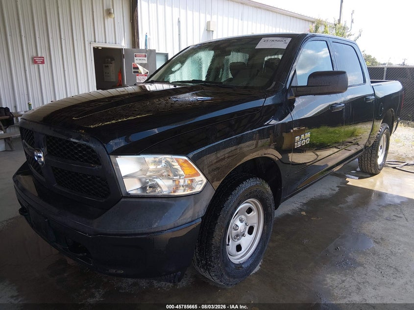 Vin: 1c6rr7kg3js306817, lot: 46284489, ram 1500 tradesman  4x4 5'7 box 20182