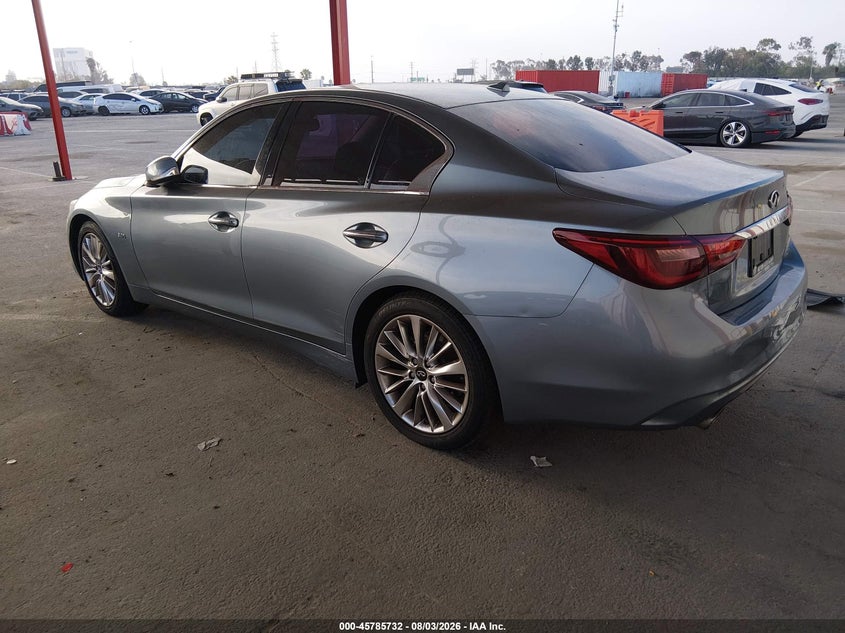 Vin: jn1ev7ap7km516978, lot: 46284556, infiniti q50 3.0t luxe 20193