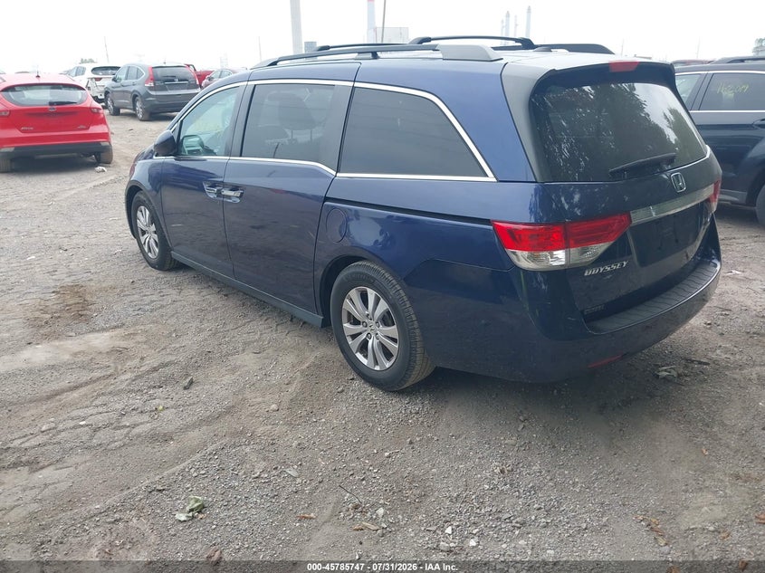 Vin: 5fnrl5h30gb080406, lot: 46284571, honda odyssey se 20163