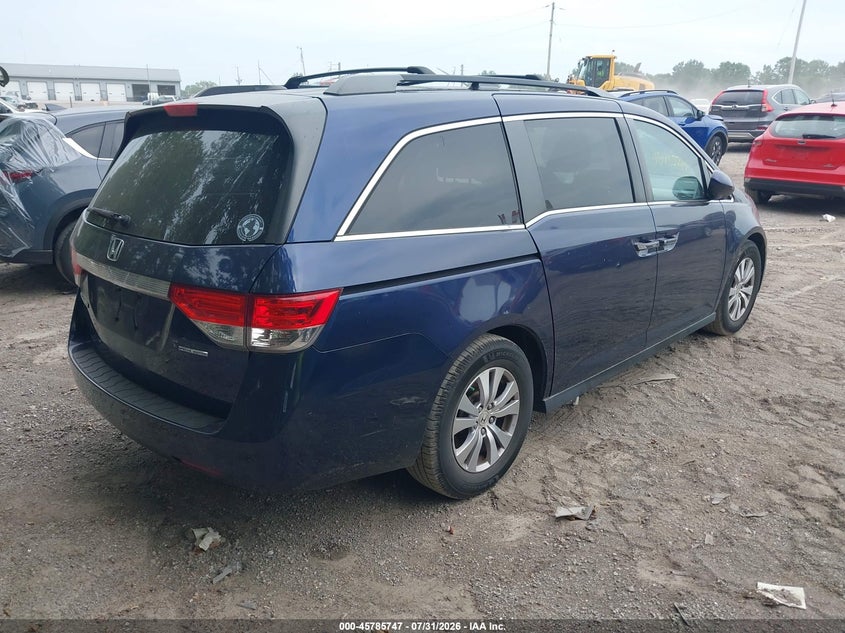 Vin: 5fnrl5h30gb080406, lot: 46284571, honda odyssey se 20164