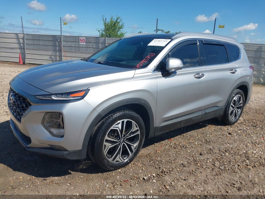 Vin: 5nms53aa2lh306169, lot: 46284577, hyundai santa fe limited 2.0t 20202