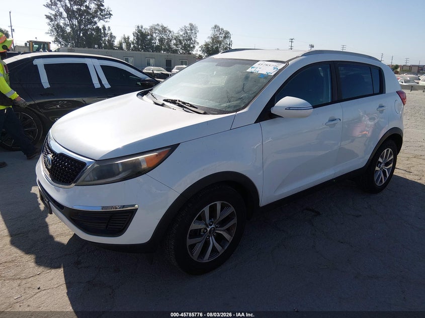 Vin: kndpb3ac4f7790616, lot: 46284600, kia sportage lx 20152