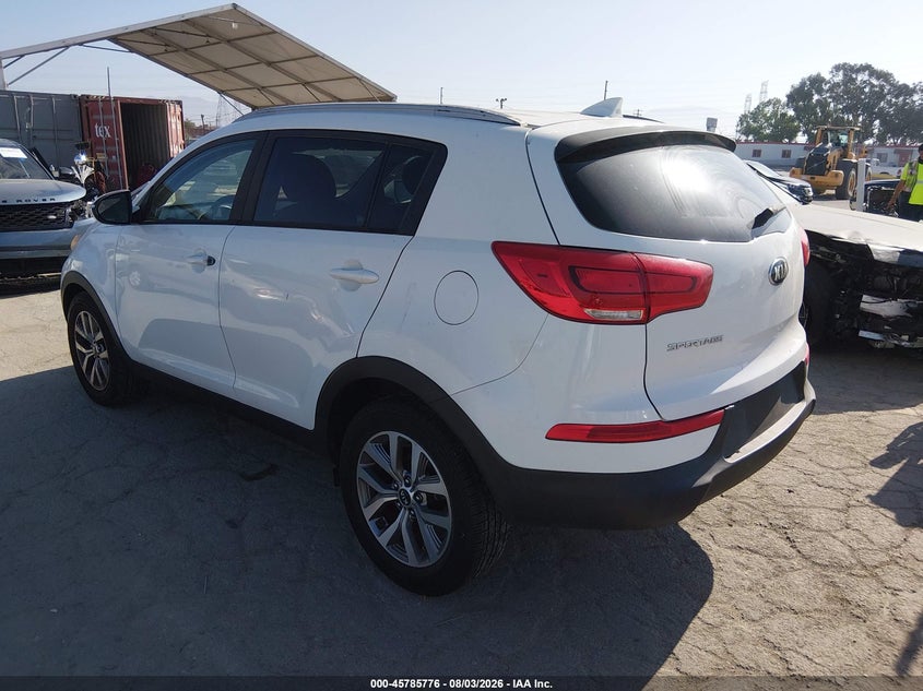 Vin: kndpb3ac4f7790616, lot: 46284600, kia sportage lx 20153