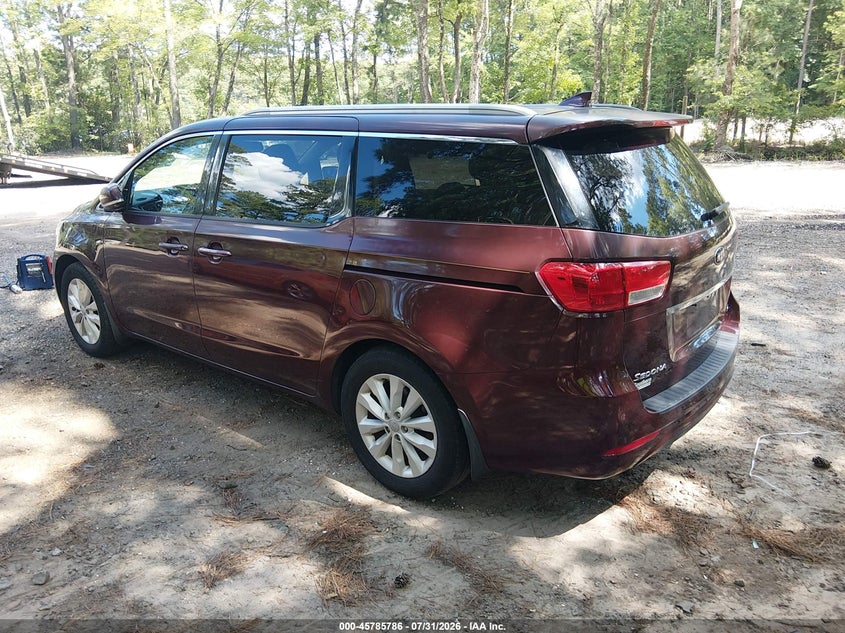Vin: kndmc5c19g6114533, lot: 46284610, kia sedona ex 20163