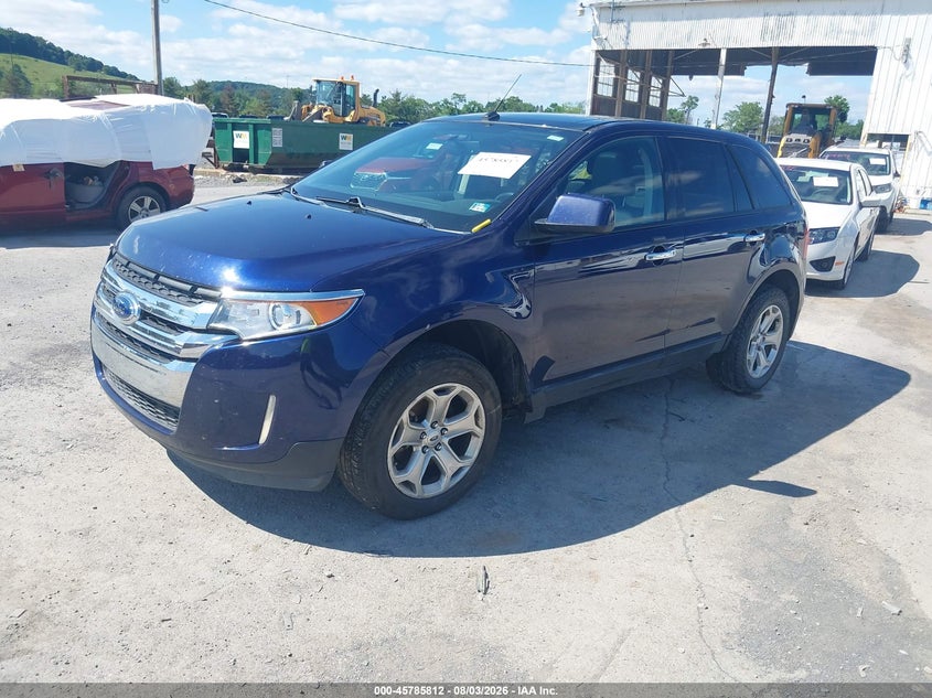 Vin: 2fmdk4jc7bba83161, lot: 46284636, ford edge sel 20112