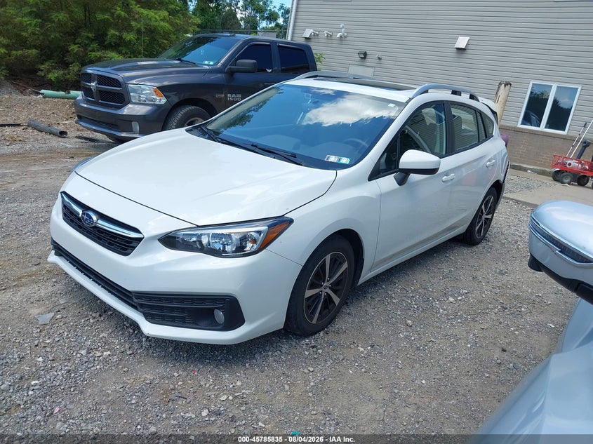Vin: 4s3gtad66n3706888, lot: 46284658, subaru impreza premium 5-door 20222