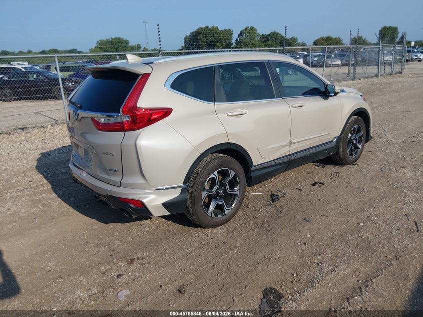 Vin: 5j6rw2h92hl049161, lot: 46284670, honda cr-v touring 20174