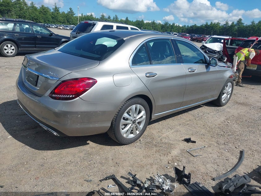 Vin: 55swf8eb1ku314129, lot: 46284671, mercedes-benz c 300 4matic 20194
