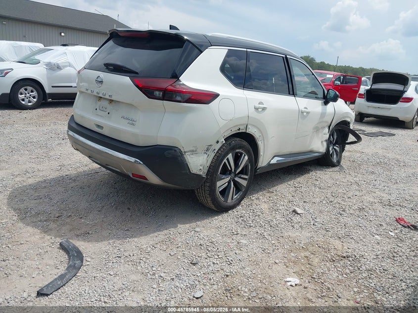 Vin: jn8at3dd1mw310644, lot: 46284769, nissan rogue platinum intelligent awd 20214