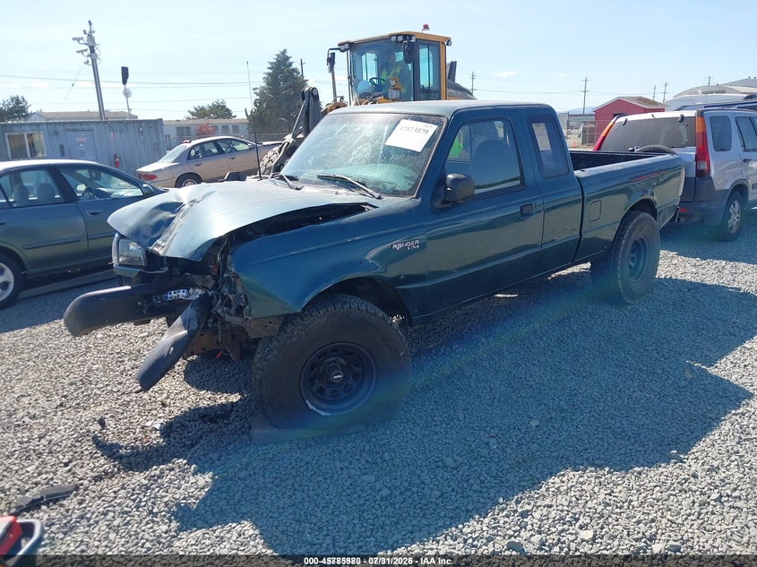 1995 Ford Ranger, Front End, IAAI, VIN 1FTCR15XXSPA53183 — photo 2