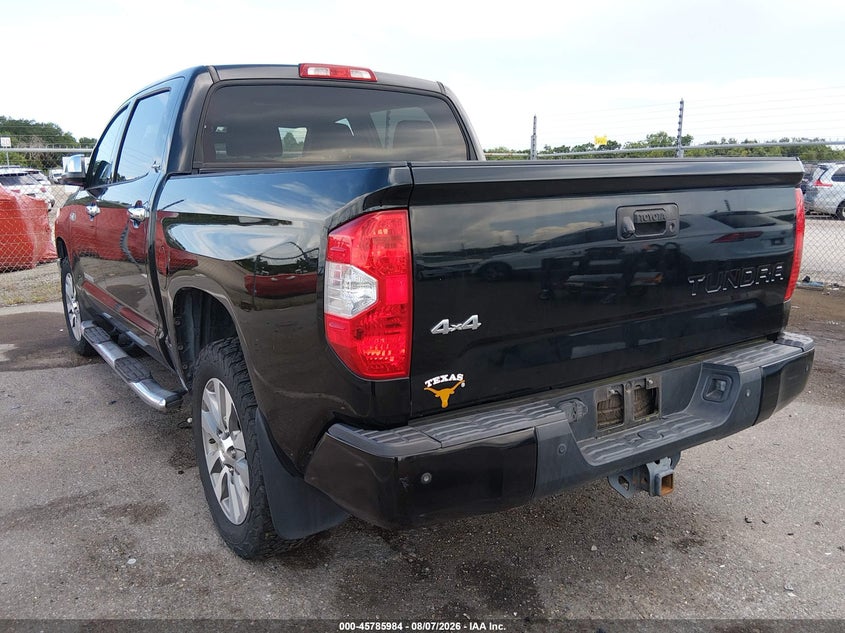 Vin: 5tfhw5f14hx592651, lot: 46284808, toyota tundra limited 5.7l v8 20173