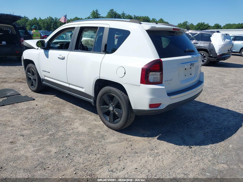 Vin: 1c4njdeb3hd136986, lot: 46284817, jeep compass high altitude 20173