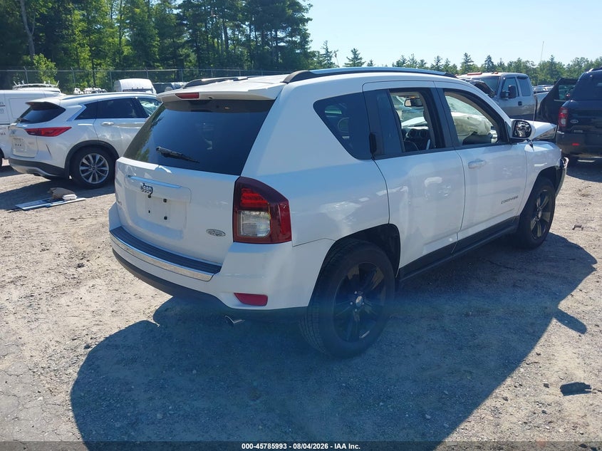 Vin: 1c4njdeb3hd136986, lot: 46284817, jeep compass high altitude 20174