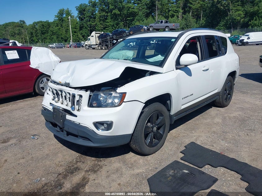 Vin: 1c4njdeb3hd136986, lot: 46284817, jeep compass high altitude 20172