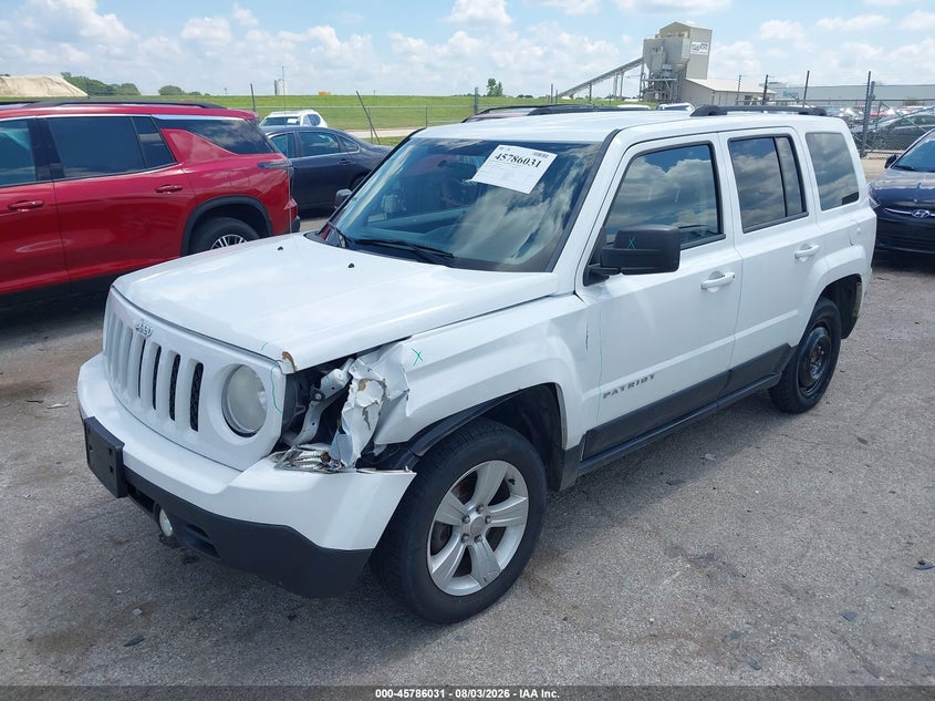 Vin: 1c4njpfb9ed603744, lot: 46284855, jeep patriot latitude 20142