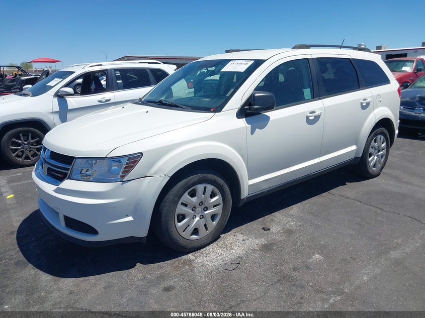 Vin: 3c4pdcab2ht709239, lot: 46284872, dodge journey se 20172