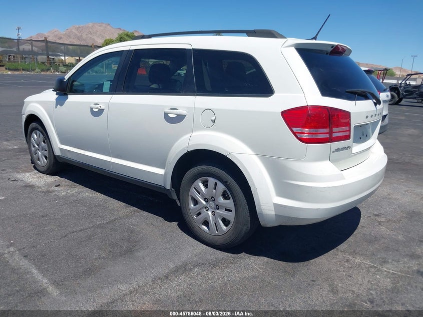 Vin: 3c4pdcab2ht709239, lot: 46284872, dodge journey se 20173