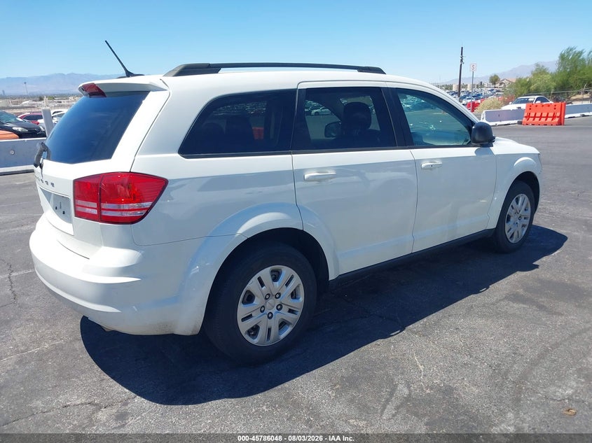 Vin: 3c4pdcab2ht709239, lot: 46284872, dodge journey se 20174