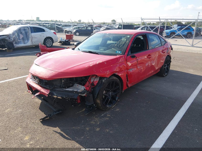 Vin: 2hgfe2f5xsh573899, lot: 46284880, honda civic sport 20252