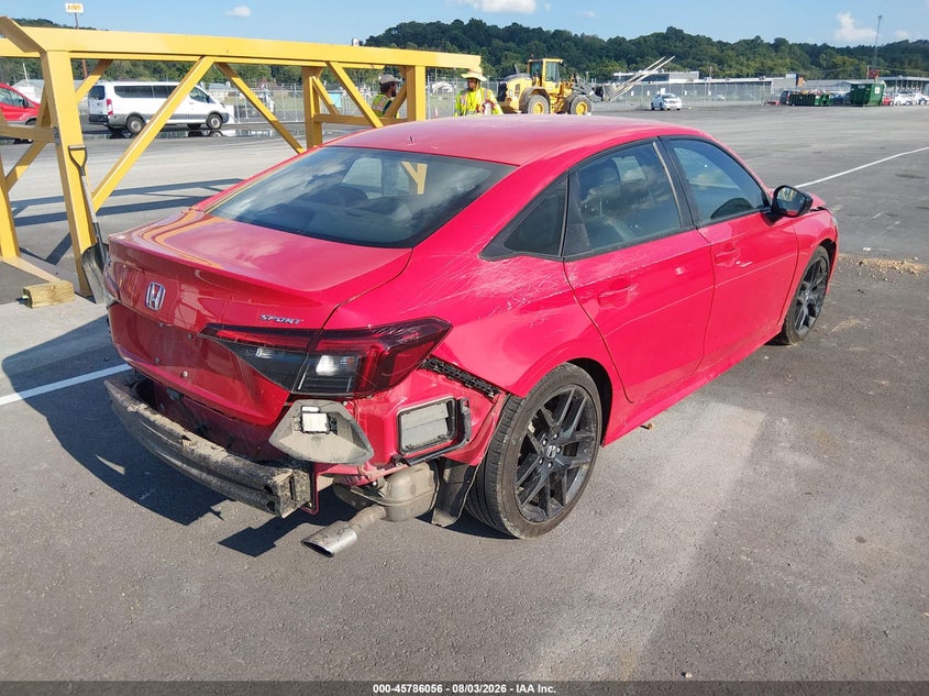 Vin: 2hgfe2f5xsh573899, lot: 46284880, honda civic sport 20254