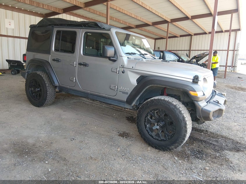 Vin: 1c4hjxdgxjw158506, lot: 46284920, jeep wrangler unlimited sport 4x4 2018 img_1