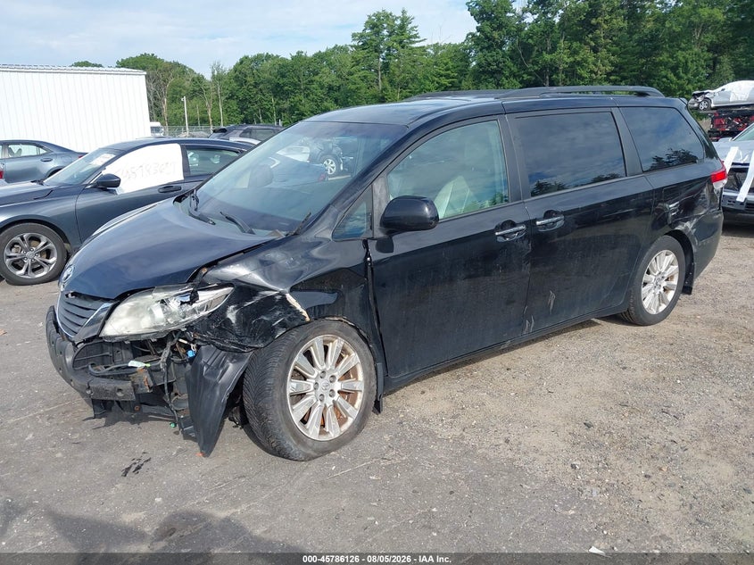 Vin: 5tddk3dc4bs014064, lot: 46284950, toyota sienna xle 20112