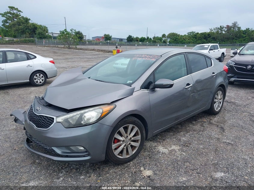 Vin: knafx4a86f5266259, lot: 46284979, kia forte ex 20152