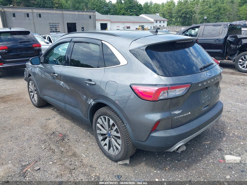Vin: 1fmcu9j97nua32362, lot: 46285009, ford escape titanium 20223