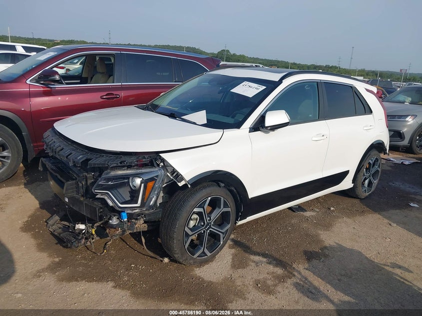 Vin: kndcr3le8p5116510, lot: 46285014, kia niro ex touring 20232