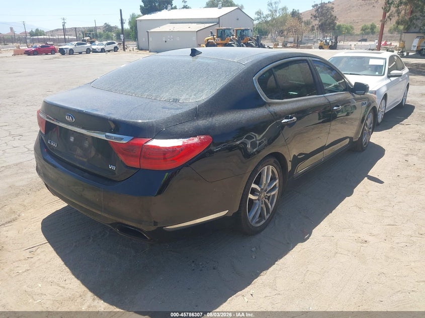 Vin: knalw4d49f6017981, lot: 46285131, kia k900 luxury 20154