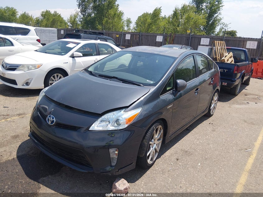 Vin: jtdkn3du6c1558474, lot: 46285132, toyota prius three 20122