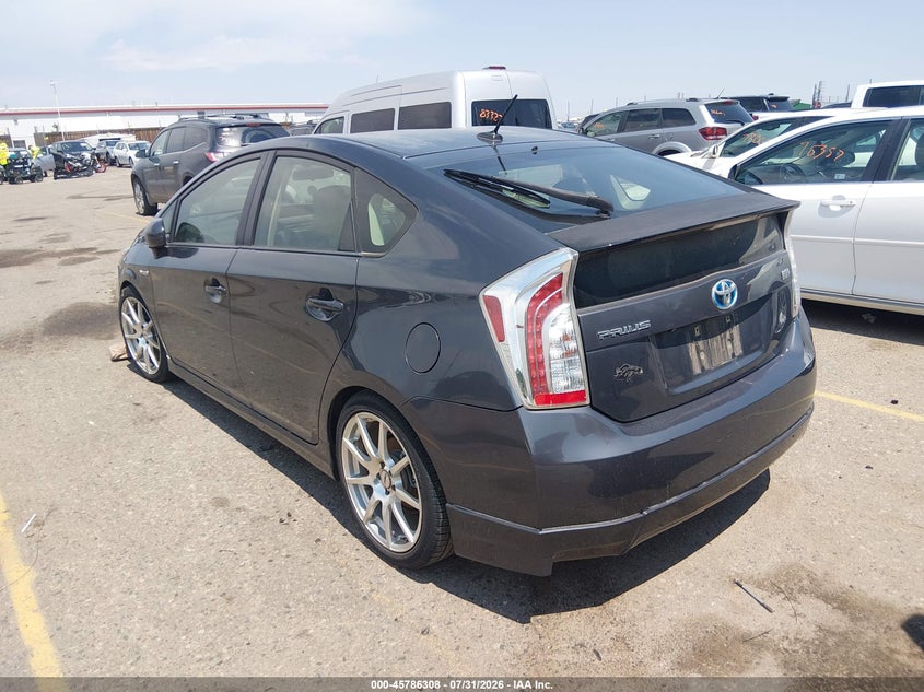 Vin: jtdkn3du6c1558474, lot: 46285132, toyota prius three 20123