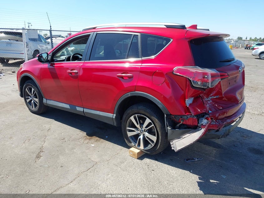 Vin: 2t3wfrev2hw371234, lot: 46285136, toyota rav4 xle 20173